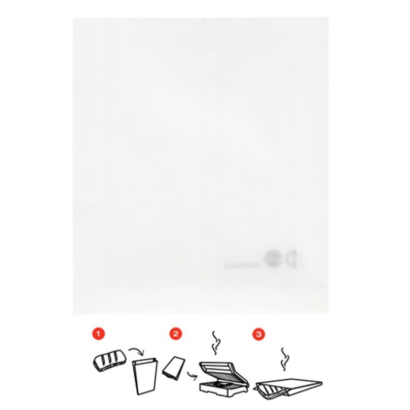 SAC SANDWICH OVEN BAG PAPIER CUISSON BLANC