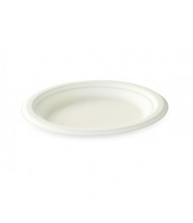 Assiette bagasse, vaisselle jetable écologique biodégradable