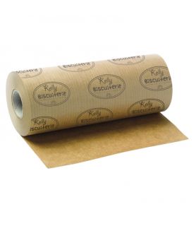 Papier kraft brun personnalisé - bobine papier alimentaire avec impression