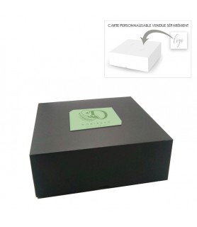 Boîte pâtissière couleur - boite gateau avec carte amovible personnalisée