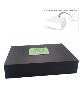 Boîte traiteur avec encoches pour carte personnalisable - boîte boulangerie pâtisserie