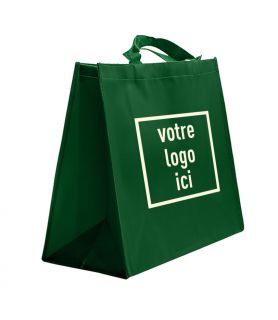 Sac 42+19x35cm polypro vert foncé