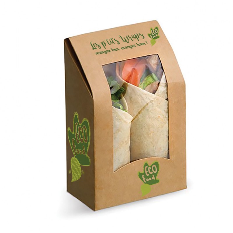 Boite wraps et tacos personnalisée - vente à emporter