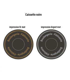 Caissette plissée noire Nordia pour gâteaux et pâtisseries BOITE DE 1000  TYPE N°6 Ronde DIM. mm ø33 x H 20 COULEUR Noir