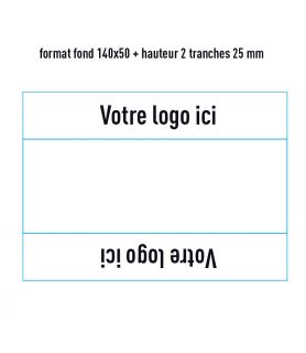 Support 140x50 + 2 tranches H 25 mm