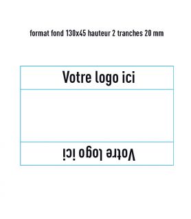 Support 130x45 + 2 tranches H 20 mm