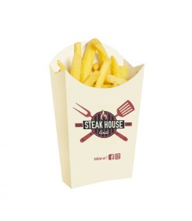 GRANDE frite carton blanc