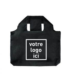 Sac pliable de poche NOIR personnalisé