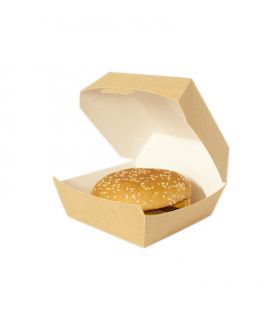 Boîte hamburger kraft snacking