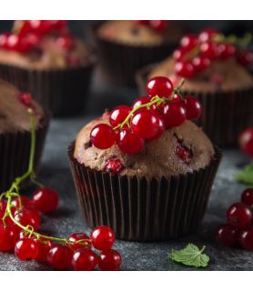 Caissette plissée brune Cupcake Benders pour Pâtissiers et