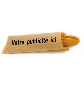 Sac baguette publicitaire agence immobiliere banque assurance