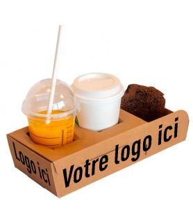 Plateau SnackBox pour la Vente à emporter plateau personnalisé pas cher