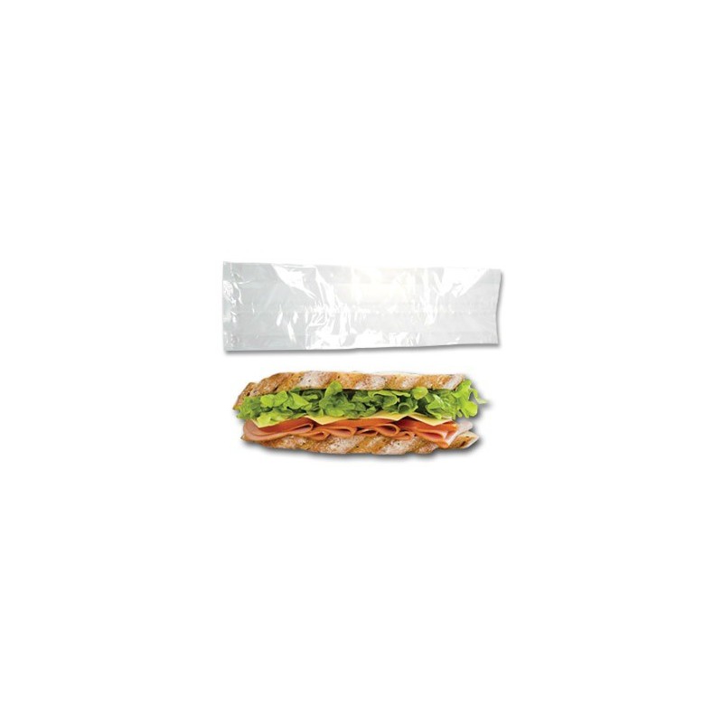 sac sandwich polypro transparent sandwicherie et boulangerie traité anti-graisse