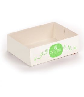 Caissette sans couvercle personnalisée 1 couleur
