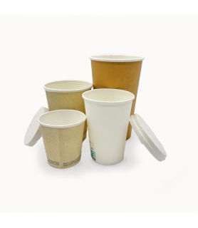 Gobelet en papier jetable personnalisé de 8 oz 12 oz pour café à