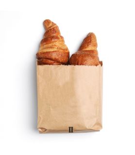 Sac croissant  kraft brun passe-partout 