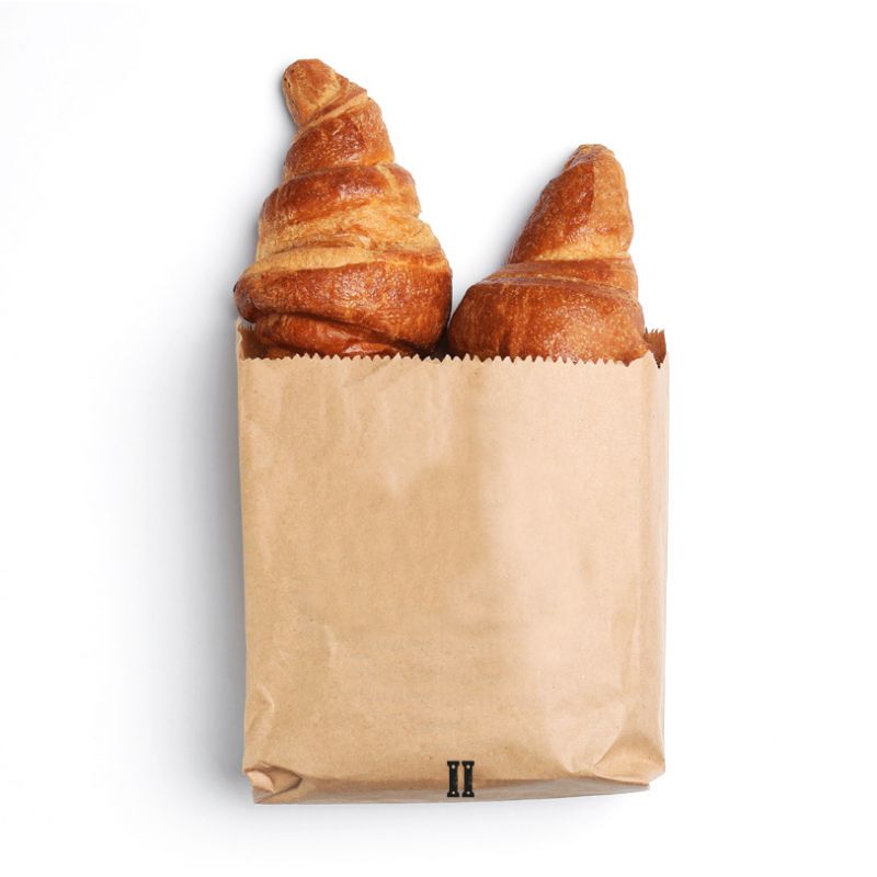 Sac croissant  kraft brun passe-partout 