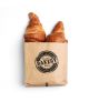 Sac croissant  kraft brun passe-partout 