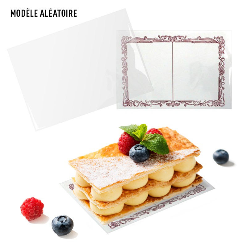 feuillette transparente modèle neutre ou décoré aléatoire feuillette transparente modèle neutre ou décoré aléatoire