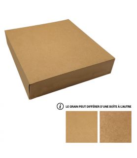 Boîte pâtissière kraft brun
