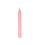 Bougies bicolores et bobèches d'anniversaire