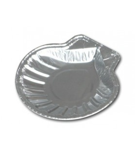 Plat aluminium en forme de Coquille St Jacques