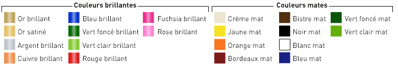 Couleurs d'impression sacs luxe