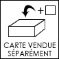 carte personnalisable vendue séparement