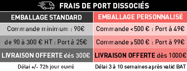 Livraison dissocies